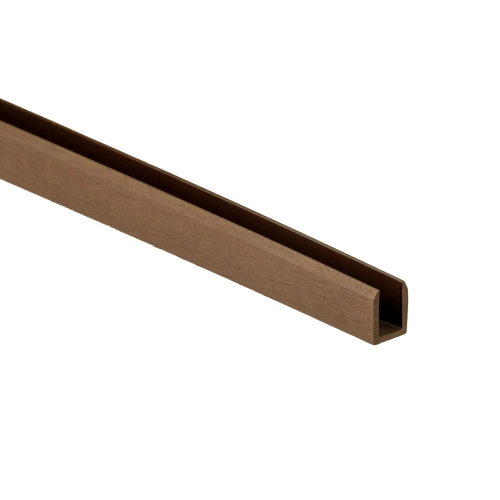 U Ceownik kompozytowy do sztachety ogrodzeniowej Brąz szer.32 x wys.40 x dł.2000 mm